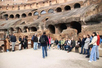 Rome: Colosseum, Roman Forum & Palatine Hill Guided Tour - Colosseum guided tour: arena views and crowd-level context