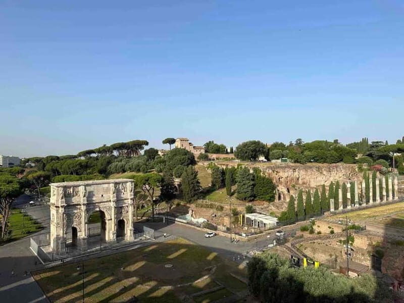 Rome: Colosseum VIP Top Floor 7 Pax Tour - Upper-floor views: reconstructed arena floor and a 360-degree panorama