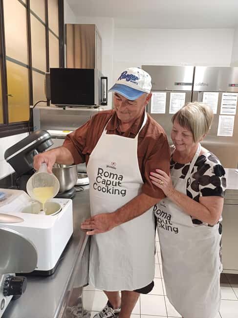 Rome cooking: Gelato & Tiramisu with savoiardi Baking class - Entering the Kitchen: Aprons, Quality Ingredients, and the Gelato Reality Check