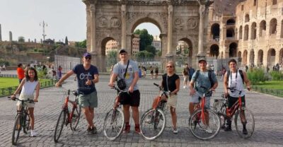 Rome: Cycling through Eternity - Quick Colosseum views, then straight into other giants