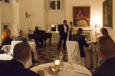 Rome: Dinner and Opera Performance at Palazzo Pamphili - Terrazza Borromini and the Innocenzo X Hall: where the magic happens