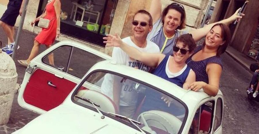 Rome Driving Tour By Vintage Fiat 500 - The route highlights: Colosseum, Arch of Constantine, Circus Maximus, and photo stops