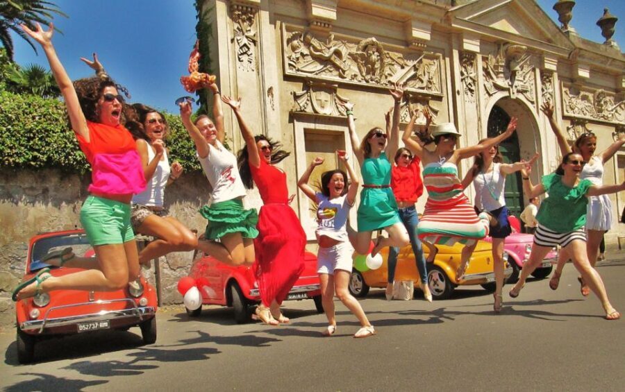Rome Driving Tour By Vintage Fiat 500 - From the garage by the Colosseum: getting started and staying confident