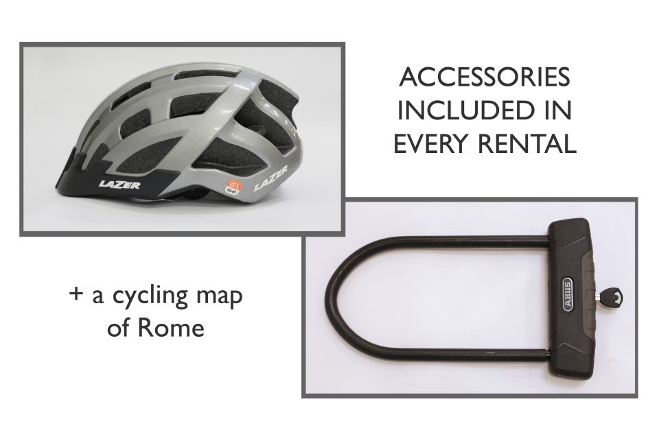 Rome: E-Bike Rental with Helmet and U-Lock - Key Highlights at a Glance