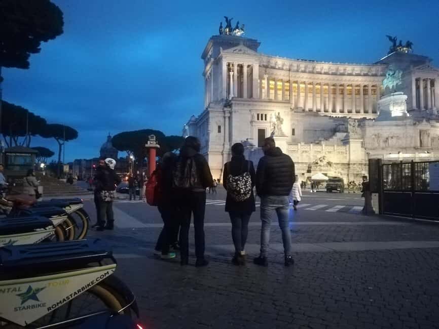 Rome: E-Bike Sunset Tour with Pizza Option - Starting Point Near the Colosseum: What to Know Before You Ride