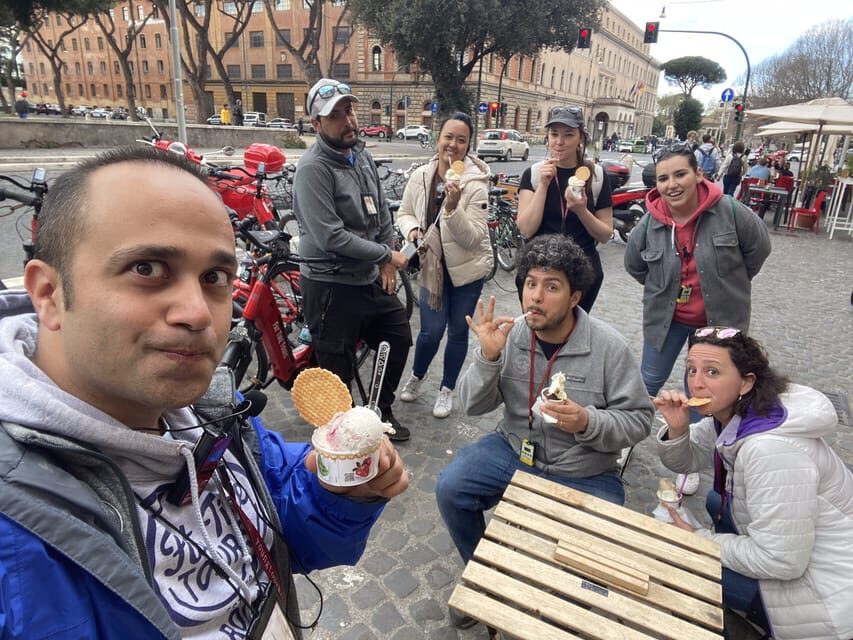 Rome E-Bike Tour: Ultimate Street Food and Market Feast - Imperial Fora and Colosseum-Area Views: Ancient Rome, by Bike