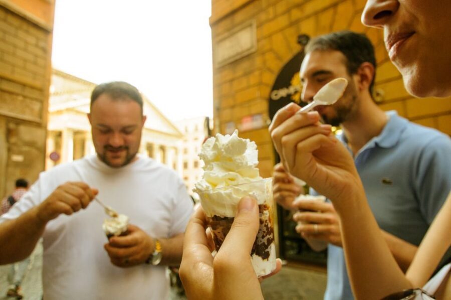 Rome: Espresso, Gelato and Tiramisù Tasting Tour - Tazza d’Oro Granita and Campo Marzio Street Stops