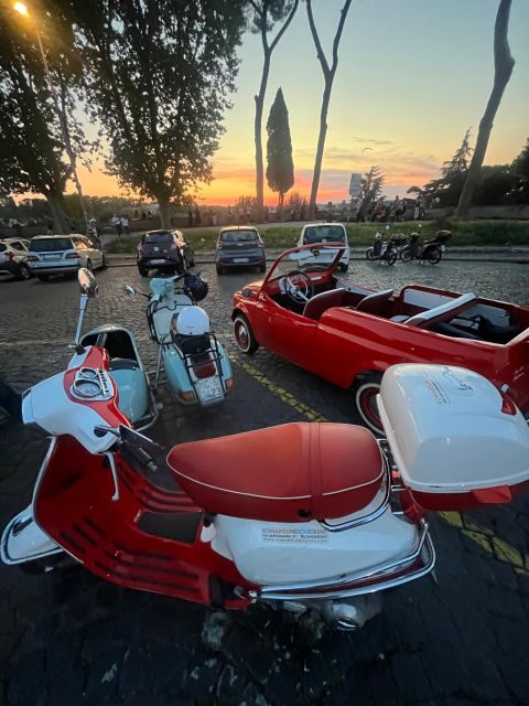 Rome: Evening Fiat 500 and Vespa Prosecco Tour - Fiat 500 vs Vespa: How Seating and Vehicle Choice Actually Works