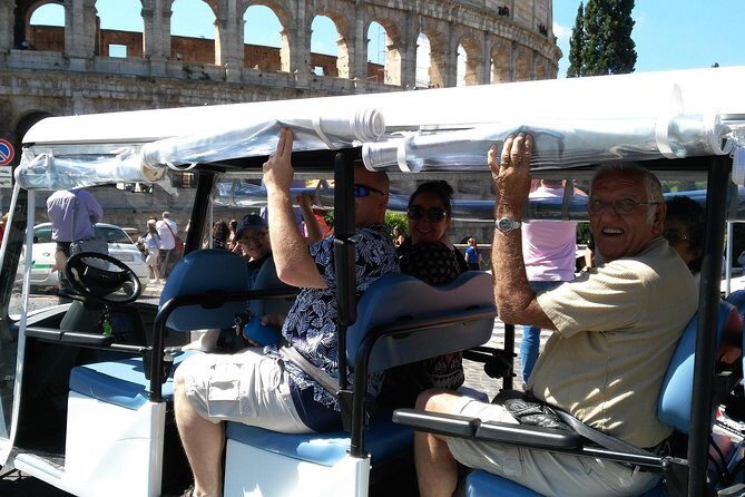 Rome: Evening Golf Cart Semi or Private Tour with Aperitivo - Aperitivo stop: prosecco, beer, and classic snack energy