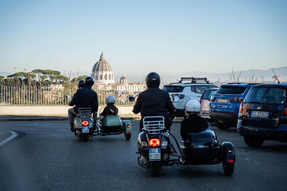 Rome: Evening Vespa Sidecar City Tour - FAQ