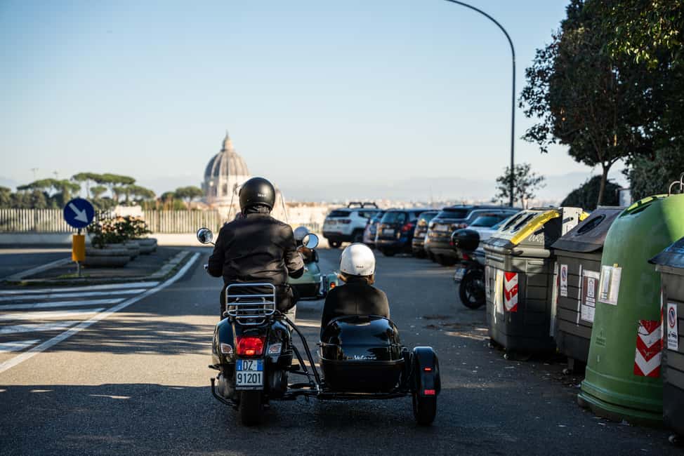 Rome: Evening Vespa Sidecar City Tour - Where the night ride starts: Palazzo Cancelleria meeting point