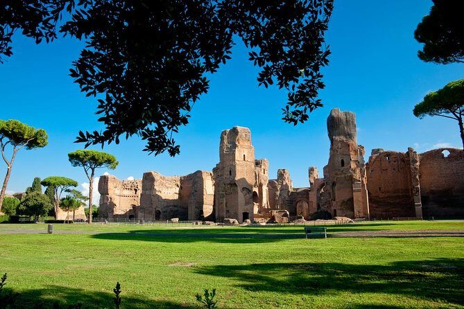 Rome Exclusive Caracalla Bath Private Guided Tour VIP Entry - Entering the bath spaces: domed octagons, porticoes, and vaulted rooms