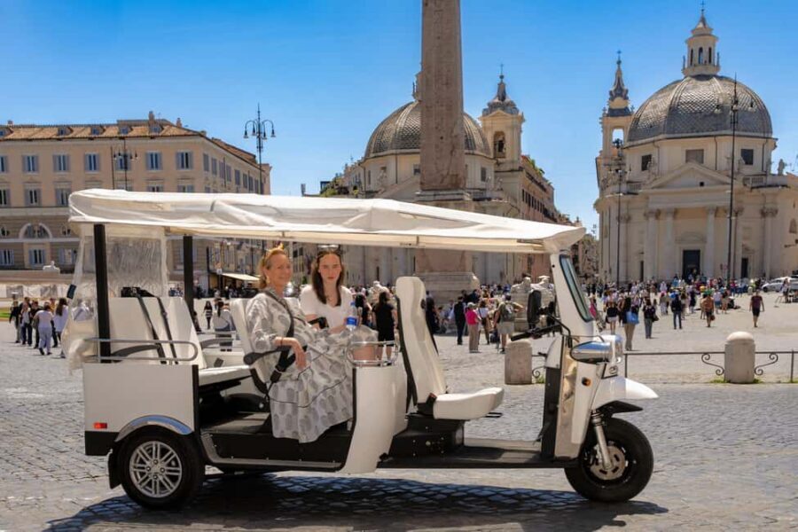 Rome: Exclusive Private Tour by Tuk Tuk - Key things to know before you ride the electric tuk tuk