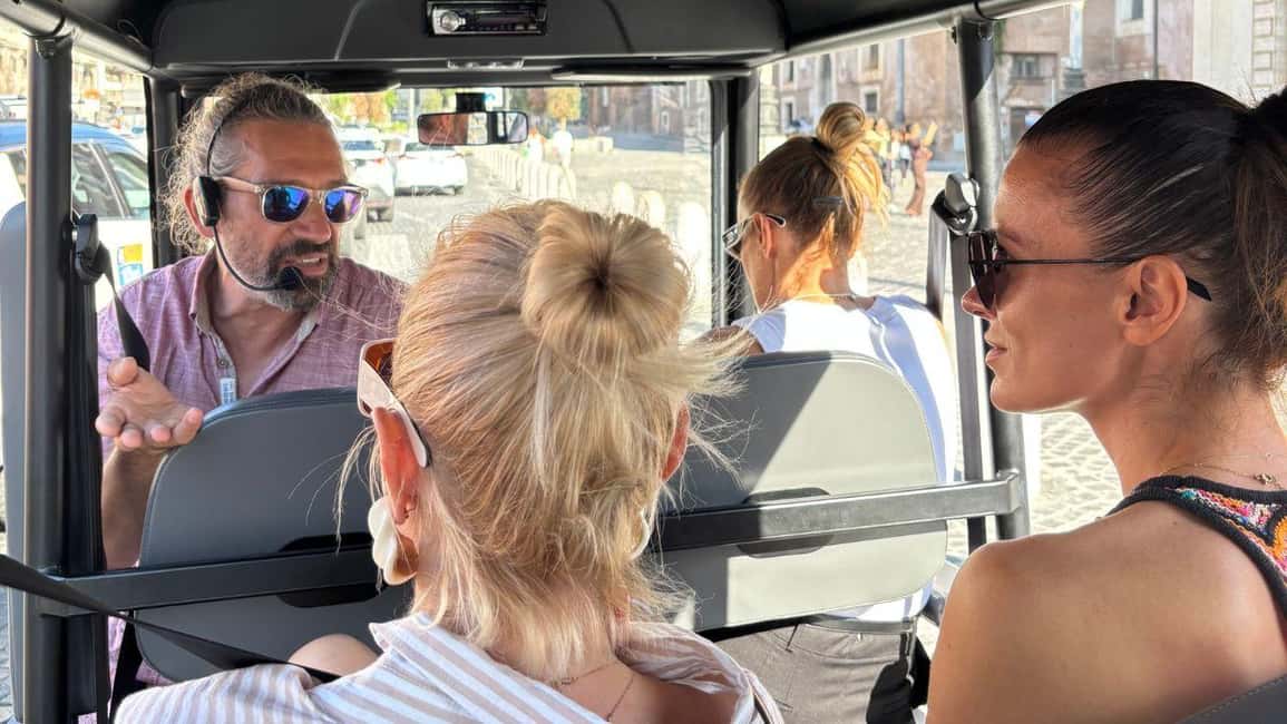 Rome: Express Golf Cart Tour - Campo de Fiori Pause: A Marketplace That Still Has Energy