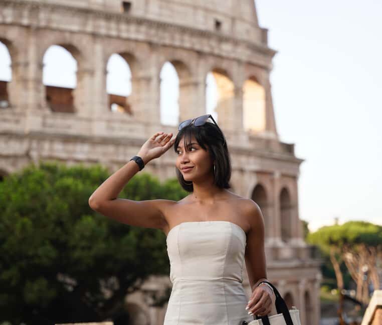 Rome: Express Photoshoot Experience - From Via del Colosseo 31 to Piazza Venezia: How the Flow Works