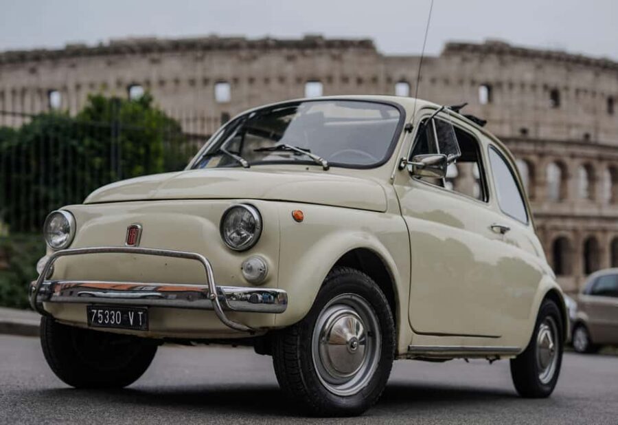 Rome: Fiat 500 Experience with Gelato and Photos - Giardino degli Aranci: a short walk with a viewpoint payoff