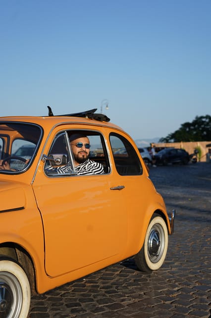Rome Fiat 500 Tour with Professional Photoshoot - Janiculum Hill Photo Stop: Where the Photos Start Looking Effortless