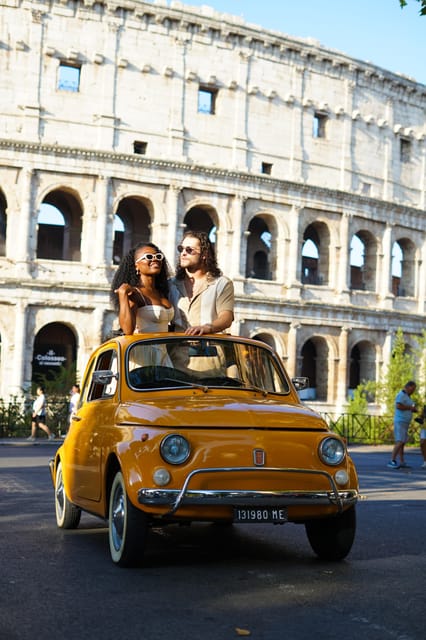 Rome Fiat 500 Tour with Professional Photoshoot - Meeting Next to Oppio Caffe: Simple Start, Clear Finish