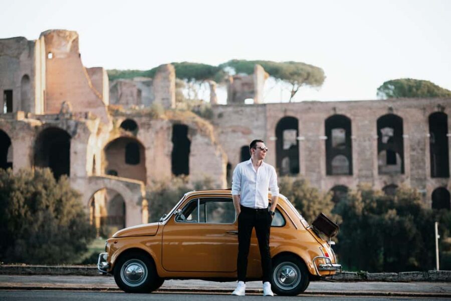 Rome: Fiat 500 Vintage City and Photo Tour - Meeting at Caffè Oppio: Where the Tour Starts (and Why It’s Convenient)