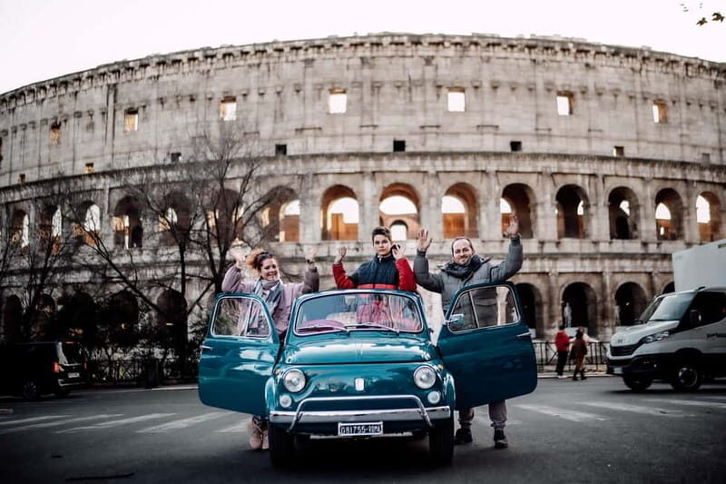 Rome: Fiat 500 Vintage Photo Tour - Orange Gardens stop: the Michelangelo optical illusion viewpoint