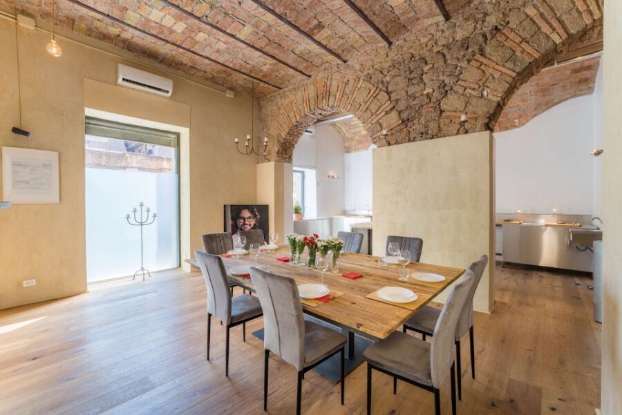Rome: Five Shapes of Pasta Cooking Class in Ancient Tavern - Entering Antica Osteria Cucina: the room, the vibe, and what gets taught