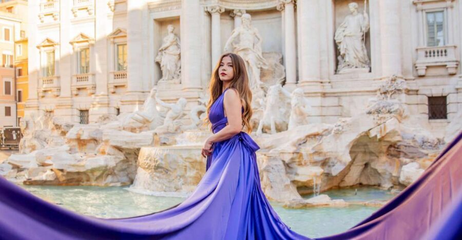 Rome: Flying Dress Photoshoot at Trevi Fountain - Key things to know before you go