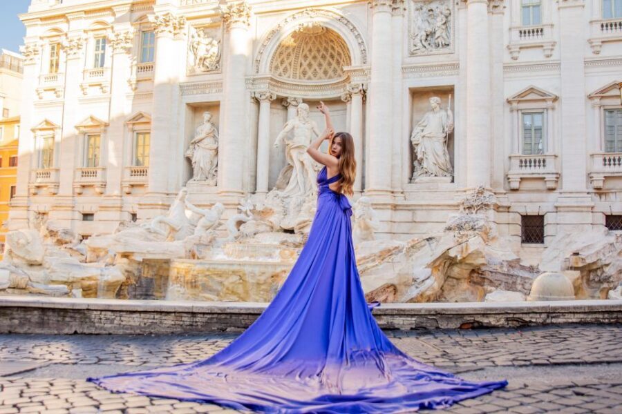 Rome: Flying Dress Photoshoot at Trevi Fountain - Who Should Book This, and Who Might Skip It