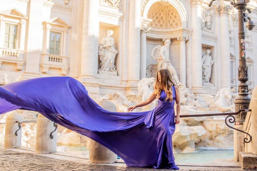 Rome: Flying Dress Photoshoot at Trevi Fountain - Tips to Get the Best Results at Trevi