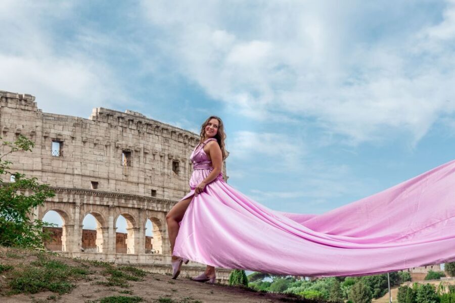 Rome: Flying Dress Professional Photoshoot - The 45-minute flow: what actually happens during the shoot