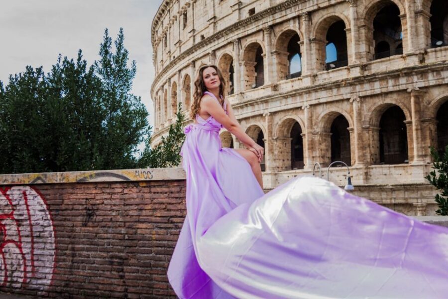 Rome: Flying Dress Professional Photoshoot - Where it starts: meeting at Caffè Roma