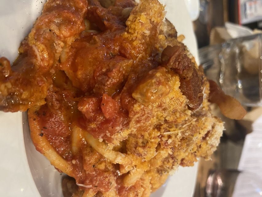 Rome: Food Tour near Vatican City with Wine - il segreto and handmade pasta: where the meal turns into a proper dinner