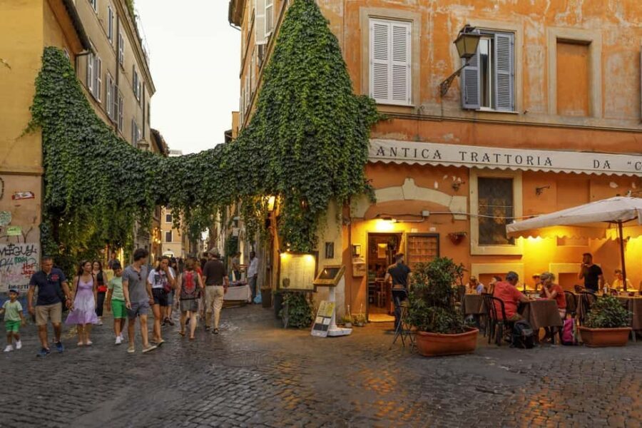 Rome: Food & Wine Tour with a local guide in Trastevere - Stop-by-stop: aperitif to dessert without the tourist-food script