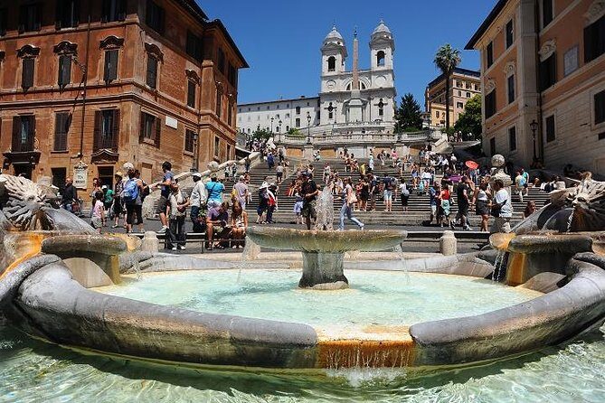 Rome: Fountains and Squares with Tasting, Semi-Private Tour - Spanish Steps and Piazza di Spagna: your first Rome “wow,” with context