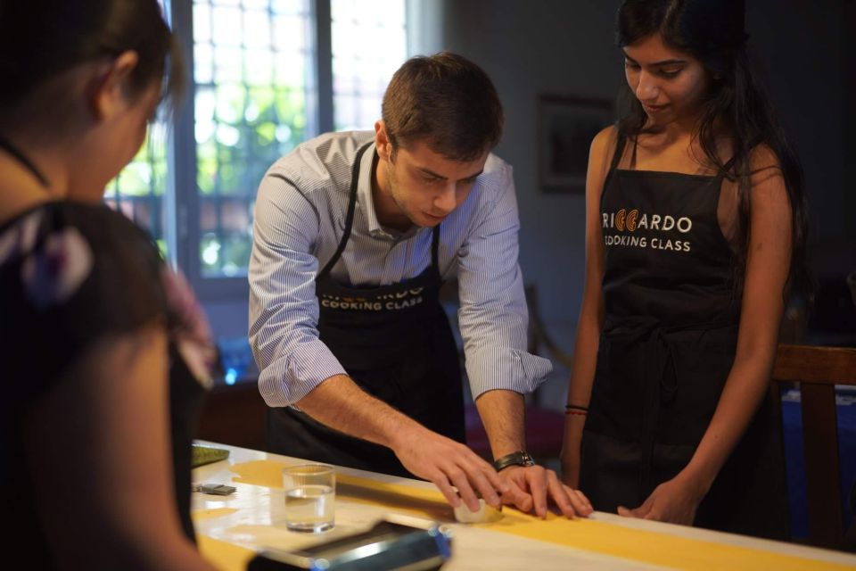 Rome: Fresh Pasta-Making Class with Italian Chef and Wine - Pasta shapes and techniques: long pasta, stuffed pasta, and spaghetti alla chitarra