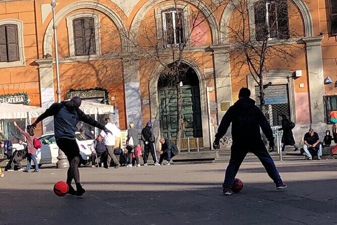 Rome friendly Tour Gelato Pizza Football and PlayGround - Trastevere: Gelato Stop, Then Football or Playground Time
