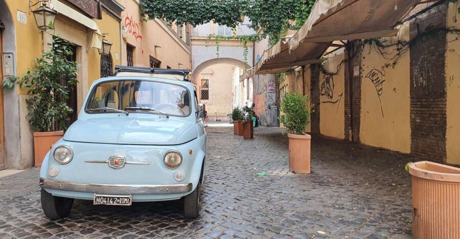 Rome: Full-Day Classic Fiat 500 Rental - Quick highlights at a glance