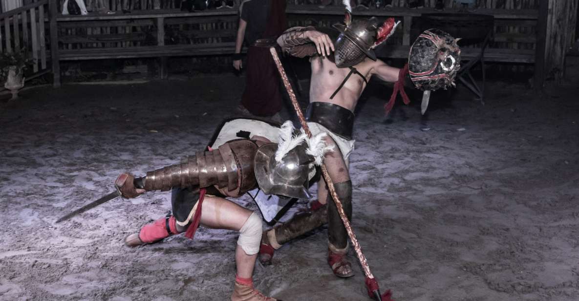Rome: Gladiator Show and Museum Tickets - 20:45 entrance: museum first, then the legion armory