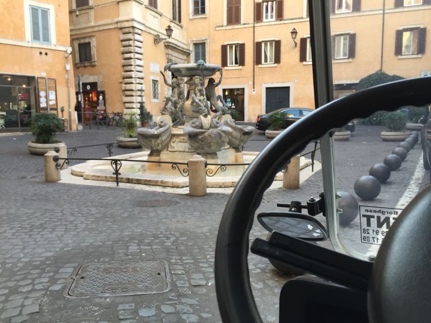 Rome Golf Cart Exclusive Private Tour - Mouth of Truth and Largo Argentina: legends and power