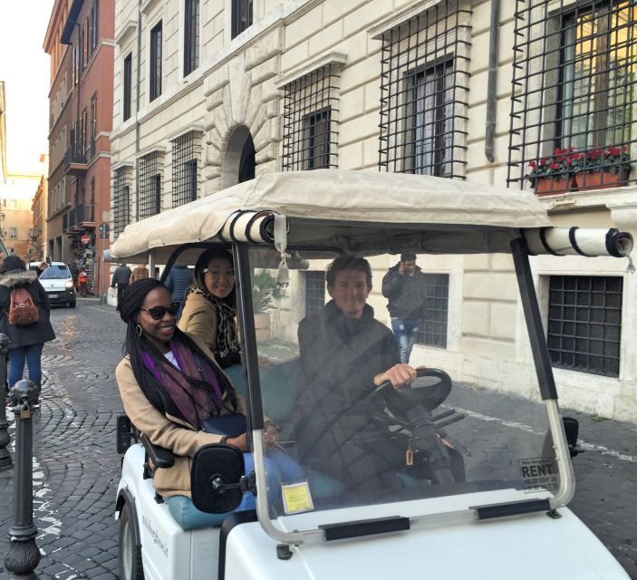 Rome Golf Cart Exclusive Private Tour - Santa Maria Maggiore to Via Cavour and Via dei Fori Imperiali