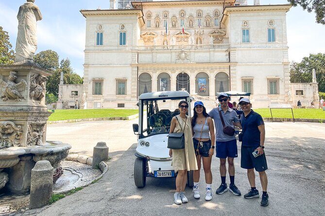 Rome Golf-Cart Rental - Getting started at Piazzale delle Canestre (and easy drop-off)