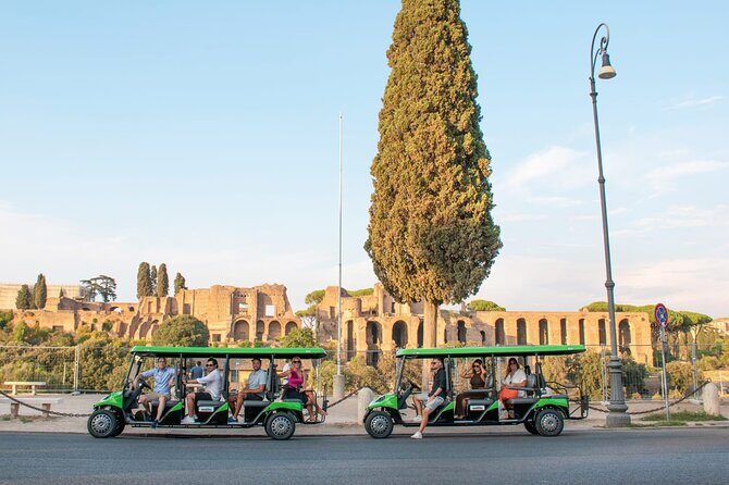 Rome Golf Cart Tour: Explore Landmarks & Taste Local Gelato - Colosseum stop: fast access to Rome’s most famous amphitheater