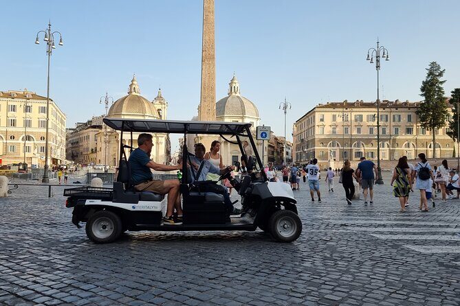 Rome Golf Cart Tour from Villa Borghese Gardens - Column of Marcus Aurelius: storytelling carved in stone