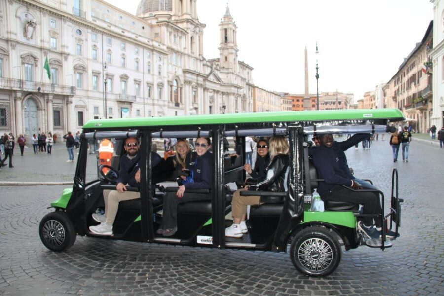 Rome: Golf Cart Tour with Artisanal Gelato Tasting - The golf cart ride: why it works for Rome
