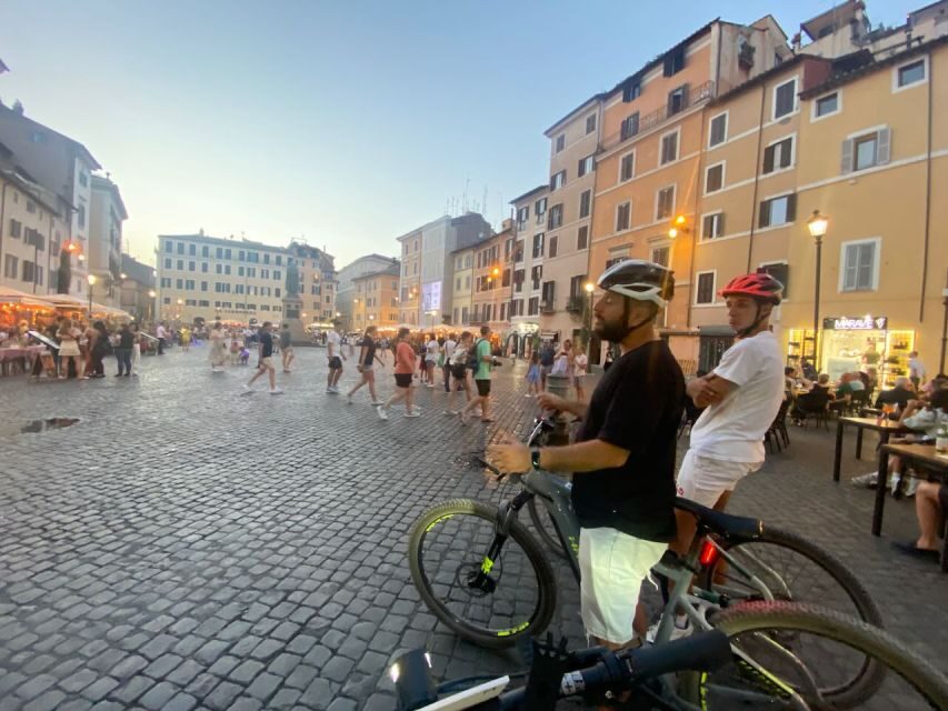 Rome: Guided eBike Evening Tour with italian Aperitif - Meeting at Viale della Piramide Cestia: getting rolling fast at 7 PM