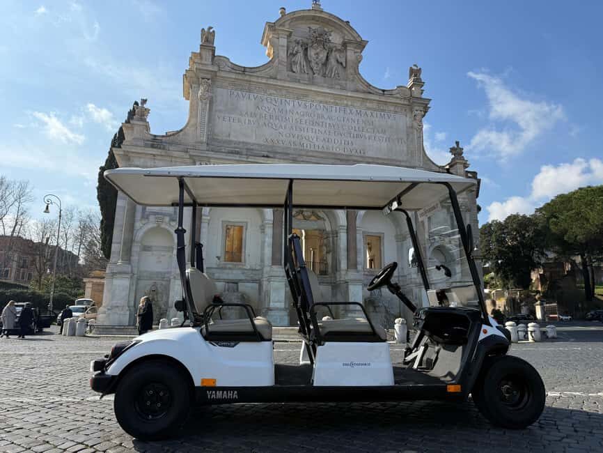 Rome: Guided Golf Cart Tour - The Pickup and Small-Group Comfort (How It Feels in Practice)