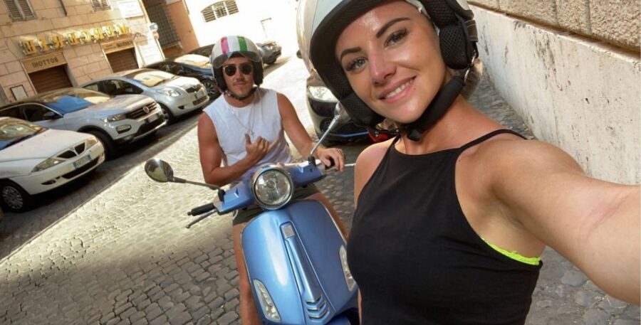 Rome: Guided Vespa City Tour - The ride itself: helmet, traffic skills, and what to expect physically