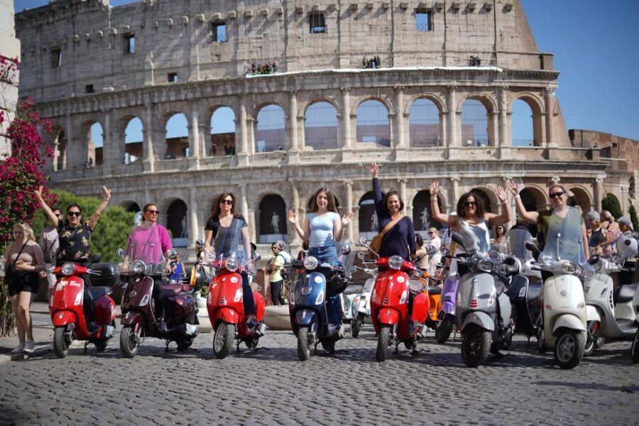 Rome: Guided Vespa Tour with Professional Photoshoot - Colosseum Area by Vespa: Why the Timing Works