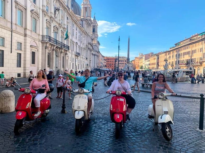Rome: Guided Vespa Tour with Self-Drive or as a Passenger - Stop-by-Stop: What You’ll See in 2.5 Hours