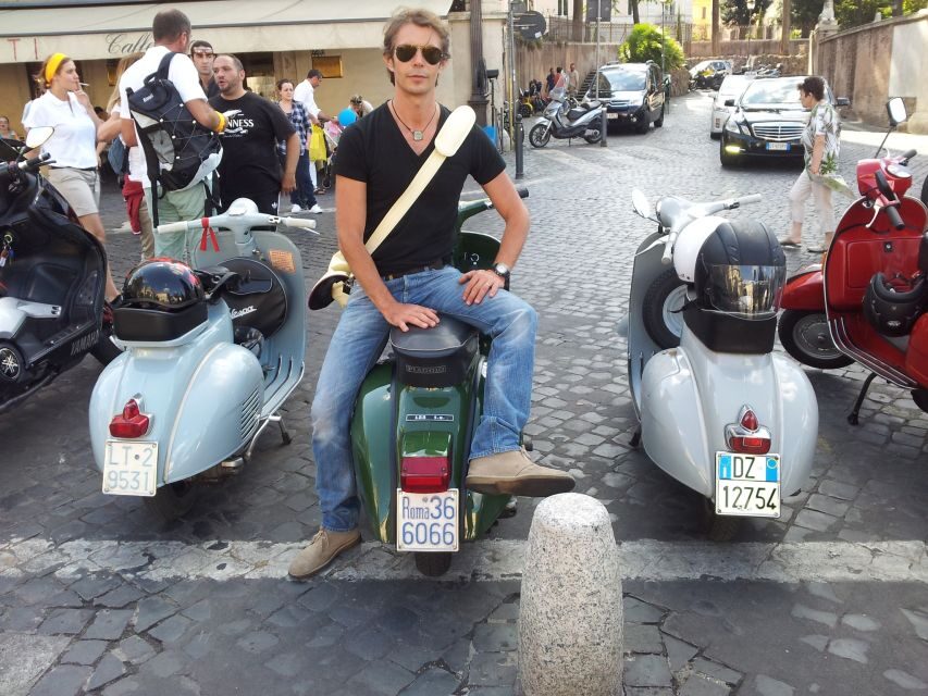 Rome: Half-Day Tour by Vespa with Driver - Ancient Rome Main Stops: Circus Maximus, Forum, and the Colosseum
