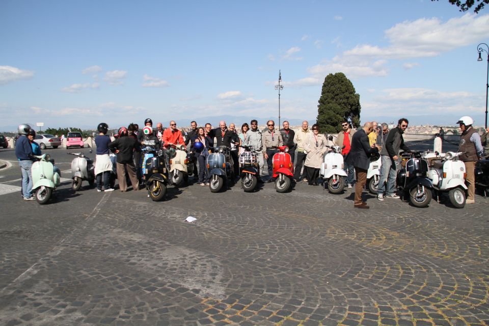 Rome: Half-Day Vespa Tour with Private Driver - Vespa Safety, Speed Limits, and How to Ride Comfortably